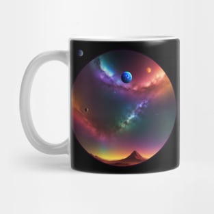 Planets in Space - Cosmic Exploration Design Mug